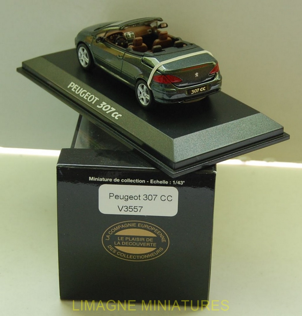 NOREV 1/43e - PEUGEOT 307 CC Gris - #473763 - FR